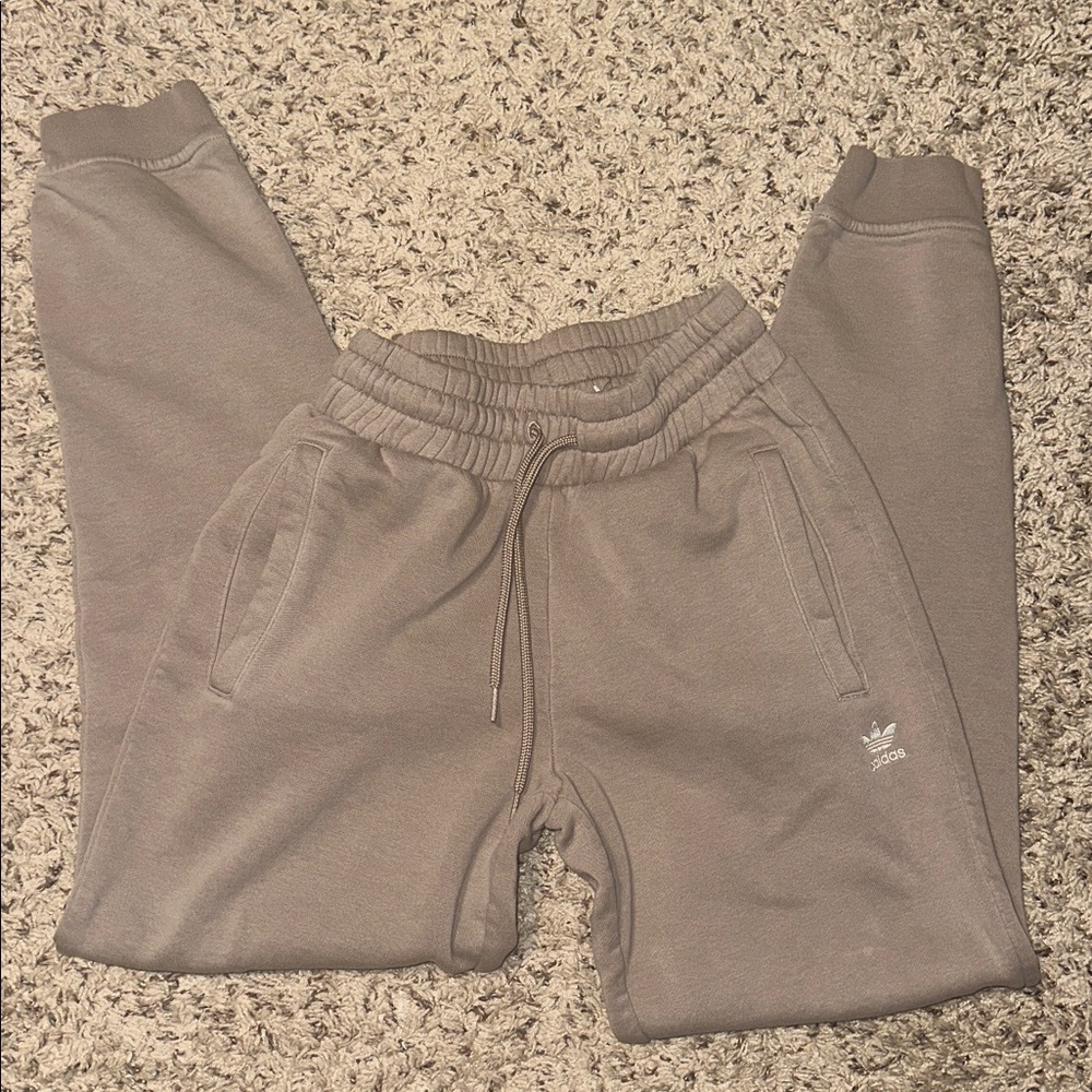Adidas Taupe Joggers